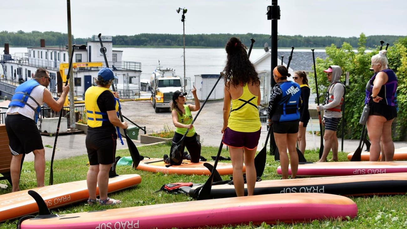 Initiation à la planche à pagaie (SUP) — Club de Canotage de Cartierville